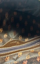 Load image into Gallery viewer, Brentano Womens Brown And Beige Monogram Jacquard Outer Pockets Shoulder Purse
