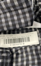 Load image into Gallery viewer, Alfani Mens Black Check Print Long Sleeve Spread Collar Button-Up Shirt Size XL
