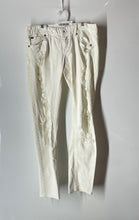 Load image into Gallery viewer, Armani Exchange Womens White Light Wash Distressed Denim Skinny Leg Jeans Size 4
