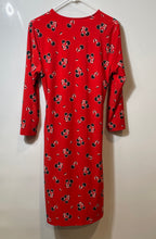 Load image into Gallery viewer, Anne Klein Womens Red Cherry Print 3/4 Sleeve Knee Length Wrap Dress Size M
