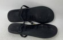 Load image into Gallery viewer, Michael Kors Womens MK Jelly Black Slip-On Flat Thong Sandals Size 10
