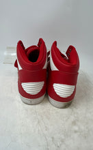 Load image into Gallery viewer, Adidas Mens Hard Court Hi FV5328 Red White Golden Tone Sneakers Shoes Size 9
