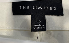 Load image into Gallery viewer, The Limited Womens White Black Shawl Lapel One-Button Blazer Size 10 With Tag
