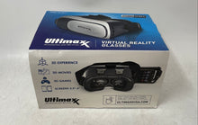 Load image into Gallery viewer, Ultimaxx UM-VR-1 Black White 3D Experience Smartphone Virtual Reality Not Tested
