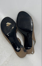 Load image into Gallery viewer, Stuart Weitzman Womens Gold Open Toe Slingback Sandals Size 10M
