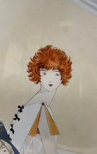 Load image into Gallery viewer, Vogue Magazine Cover Of Two Women Scene Decorative Framed Art Print
