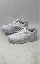 Load image into Gallery viewer, Puma Womens Karmen Rebelle 387212-01 White Leather Lace-Up Sneaker Shoes Sz 7.5
