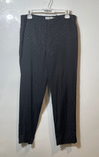 Load image into Gallery viewer, Calvin Klein Womens Black Polka Dot Slim Fit Straight Leg Dress Pants Size 10
