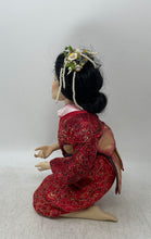 Load image into Gallery viewer, Ashton Drake Dream Of Harmony Japanese Red Kimono Floral Porcelain Doll
