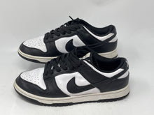 Load image into Gallery viewer, Authentic Nike Mens Dunk Low Retro Black White Sneakers Shoes Size 8 Damaged
