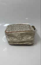 Load image into Gallery viewer, Michael Kors Womens Beige Signature Print Adjustable Strap Crossbody Handbag

