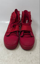 Load image into Gallery viewer, Vlado Mens Atlas II Red Adjustable Strap Lace-Up High Top Sneaker Shoes Size 10
