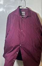 Load image into Gallery viewer, Michael Kors Mens Purple Long Sleeve Regular Fit Stretch Dress Shirt Size 17 1/2
