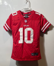 Load image into Gallery viewer, Nike Kids Red And White San Francisco 49ers Jimmy Garoppolo #10 NFL Jersey Sz S
