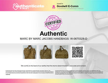 Load image into Gallery viewer, Authentic Marc By Marc Jacobs Womens Brown Quilted Double Handle Tote Handbag
