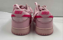 Load image into Gallery viewer, Nike Girls Dunk Low DH9765-600 Pink Leather Lace-Up Sneaker Shoes Size 6.5Y
