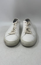 Load image into Gallery viewer, Good Man Brand Mens White Leather Low Top Lace-Up Sneaker Shoes Size 11.5
