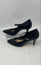 Load image into Gallery viewer, Bella Vita Womens Black Animal Print Pointed Toe Pumps Heels Size 7.5
