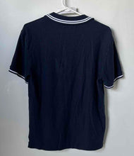 Load image into Gallery viewer, Karl Lagerfeld Mens Blue Short Sleeve Collared Polo Shirt Size Small

