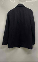 Load image into Gallery viewer, Kenneth Cole Reaction Mens Black Long Sleeve Double-Breasted Pea Coat Size S
