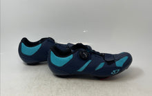 Load image into Gallery viewer, Giro Womens Savix Blue 3-Bolt SPD-SL Clip-In Low Top Cycling Shoes Size EUR 40
