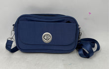 Load image into Gallery viewer, Baggallini Womens Hanoi Blue Detachable Strap RFID Convertible Crossbody Bag
