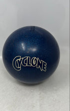 Load image into Gallery viewer, Brunswick Cyclone ELK0210 Blue Sparkle 3 Holes Indoor Game Bowling Ball

