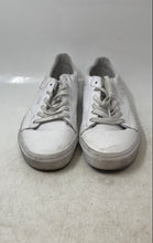 Load image into Gallery viewer, Vans Womens Seldan White Leather Low Top Lace-Up Sneaker Shoes Size 11
