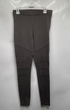 Load image into Gallery viewer, Express Womens Gray Elastic Waist Stretch Pull-On Ankle Leggings Size Small
