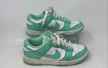 Load image into Gallery viewer, Nike Womens Dunk Low Green White Low Top Lace-Up Sneaker Shoes Size 7
