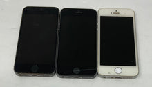 Load image into Gallery viewer, Lot Of 3 Pcs Apple Mixed iPhones Multicolor Smartphones Not Tested For Parts
