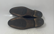 Load image into Gallery viewer, Donald J. Pliner Mens Navy Blue Croc Embossed Leather Loafer Shoes Size 8M

