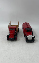 Load image into Gallery viewer, Lot Of 2 Pcs Ertl Texaco Collectors Series Diecast Fuel Tanker &amp; Truck Toys
