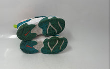 Load image into Gallery viewer, Nike Kids Air Speed Turf White Turquoise Orange Mid Top Sneaker Shoes Size 10C
