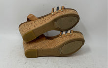 Load image into Gallery viewer, Tommy Hilfiger Womens Two Hottie Beige Buckle Wedge Platform Sandal Size 6.5

