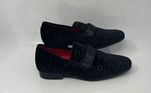 Load image into Gallery viewer, Bruno Marc Mens Black Textured Round Toe Slip-On Loafer Shoes Size 6
