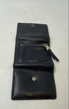 Load image into Gallery viewer, Kate Spade New York Womens Polly Black Pebbled Leather Folding Trifold Wallet
