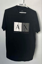 Load image into Gallery viewer, Armani Exchange Mens Black Short Sleeve Graphic Pullover T-Shirt Size M
