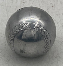 Load image into Gallery viewer, Collectible Silver Color Baseball Shaped Novelty Gift Tabletop Paperweight
