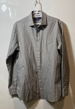 Load image into Gallery viewer, Polo Ralph Lauren Mens Gray Cotton Collared Slim Fit Dress Shirt Size 15.5 34/35
