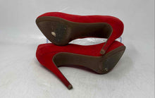 Load image into Gallery viewer, Jessica Simpson Womens Parisah Red Almond Toe Slip-On Stiletto Pump Heels 5.5M
