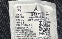 Load image into Gallery viewer, Nike Kids Jordan True Flight 343795-010 Black Sneaker Shoes Size 7Y
