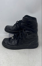 Load image into Gallery viewer, Nike Womens Air Force 1 Mid 07 Black Leather Lace-Up Sneaker Shoes Size 9
