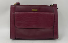 Load image into Gallery viewer, Rachel Zoe Womens Purple Inner Pockets Adjustable Strap Shoulder Crossbody Bag
