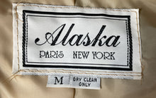 Load image into Gallery viewer, Alaska Womens Beige Long Sleeve Open Front Coat Jacket Size Medium
