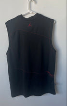 Load image into Gallery viewer, Jordan Mens Black Logo Print Sleeveless V-Neck Pullover Tank Jersey Size M
