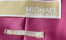 Load image into Gallery viewer, Michael Kors Mens Pink Cotton Long Sleeve Non-Iron Dress Shirt Size 15 1/2 34/35
