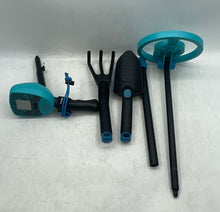 Load image into Gallery viewer, Yuego Junior Blue Black Shovel Rake Pieces Metal Detector Kit With Its Bag
