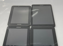 Load image into Gallery viewer, Lot Of 4 Pcs Assorted Samsung Mixed Variety Android Tablets Not Tested For Parts
