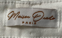 Load image into Gallery viewer, Maison Onado Paris Womens White 5-Pocket Design Button Front Cropped Jeans XL/42
